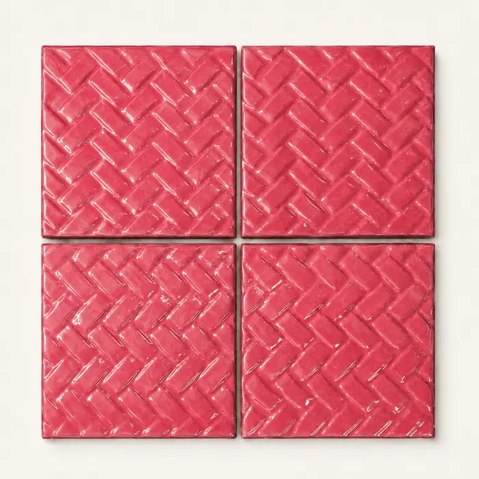 Petatillo / Liso Rosa Carmin